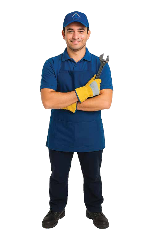 Diamond Care service mascot