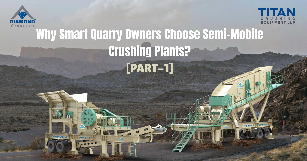 semi mobile crushing plants